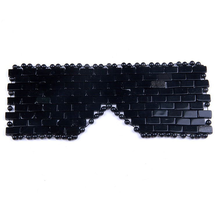 The Stone Veil Eye Curtain | Handwoven Stone Veil Sheet Masque for Eyes