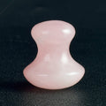 Natural Quartz Gua Sha Mushroom | Rose Quartz Gua Sha Mushroom Stones for Eyes