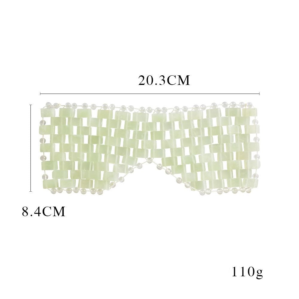 The Jade Stone Veil Eye Curtain | Natural Jade Stone Veil Sheet Masque for Eyes