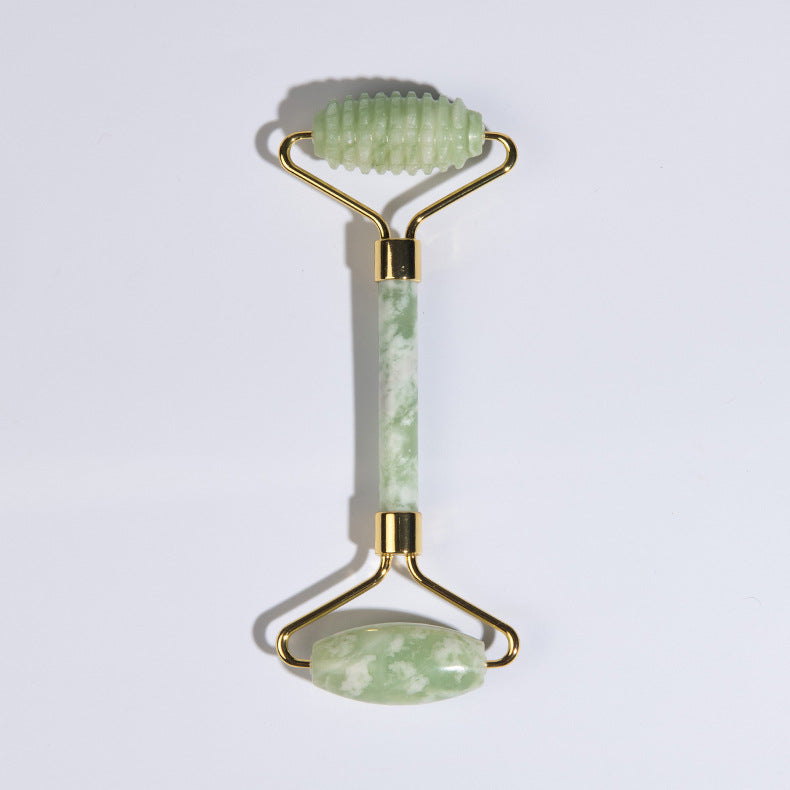 The Jade Ritual Sculpting Set | Jade Sphere, Dual-Ended Facial Roller, and Gua Sha Scraping Board
