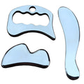 Stainless Steel Body Scraping Set (3-Piece) | Full-Body Sculpt and Lymphatic Tools