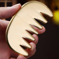 Copper Meridian Massage Comb | Gua Sha Scraping Comb for Scalp