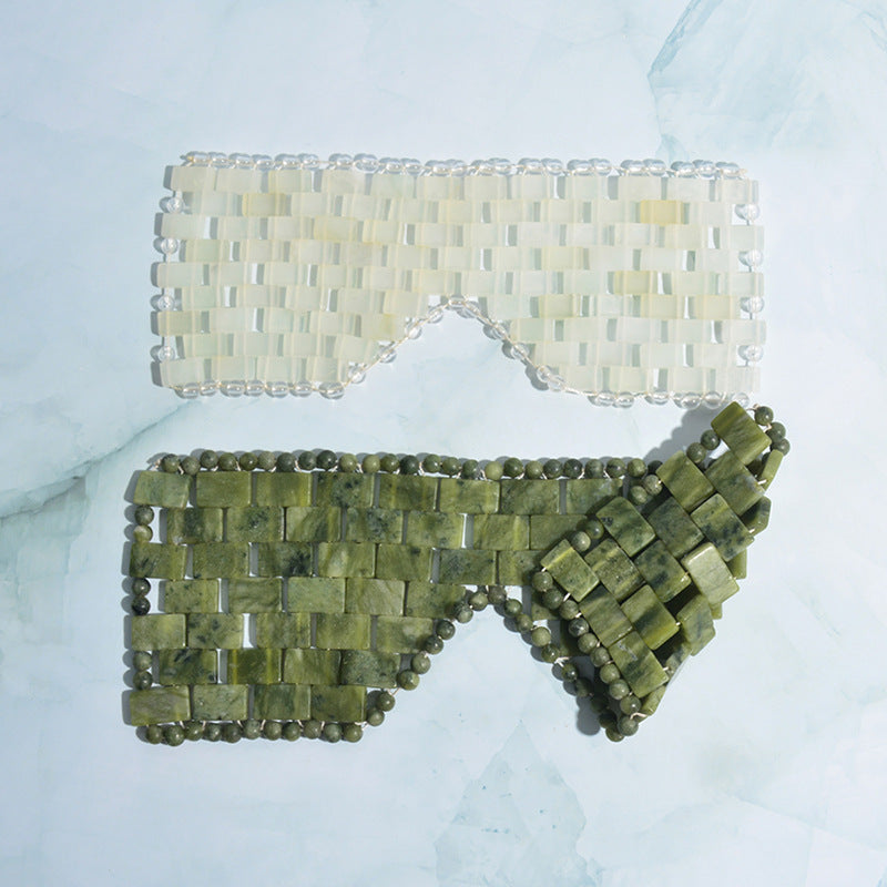 The Jade Stone Veil Eye Curtain | Natural Jade Stone Veil Sheet Masque for Eyes