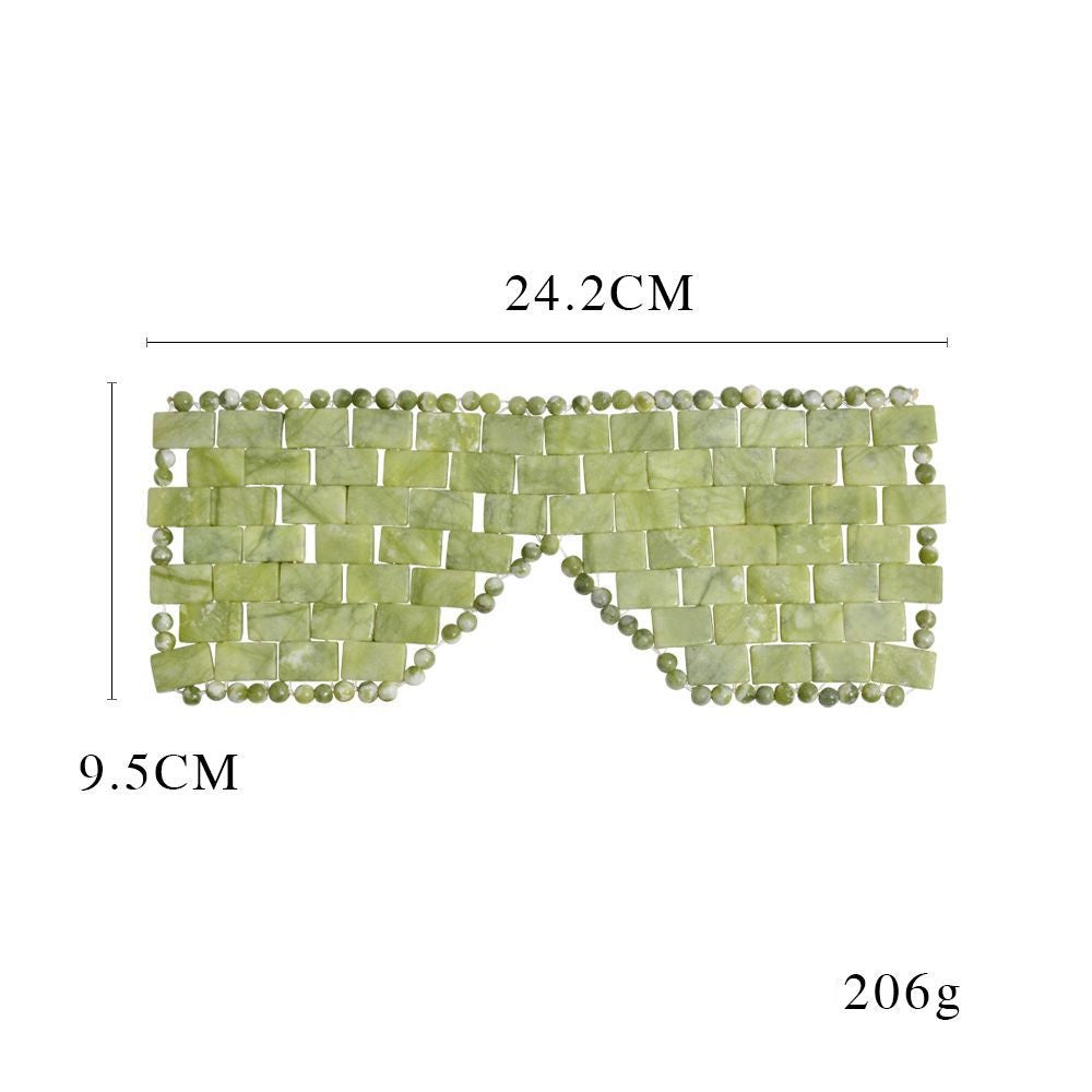 The Jade Stone Veil Eye Curtain | Natural Jade Stone Veil Sheet Masque for Eyes