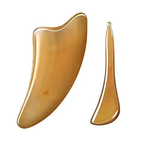 Natural Ox Horn Gua Sha | Natural Ox Horn Gua Sha Spoon and Horn