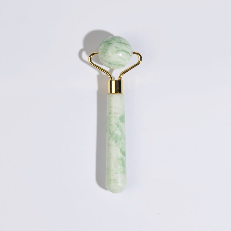The Jade Ritual Sculpting Set | Jade Sphere, Dual-Ended Facial Roller, and Gua Sha Scraping Board
