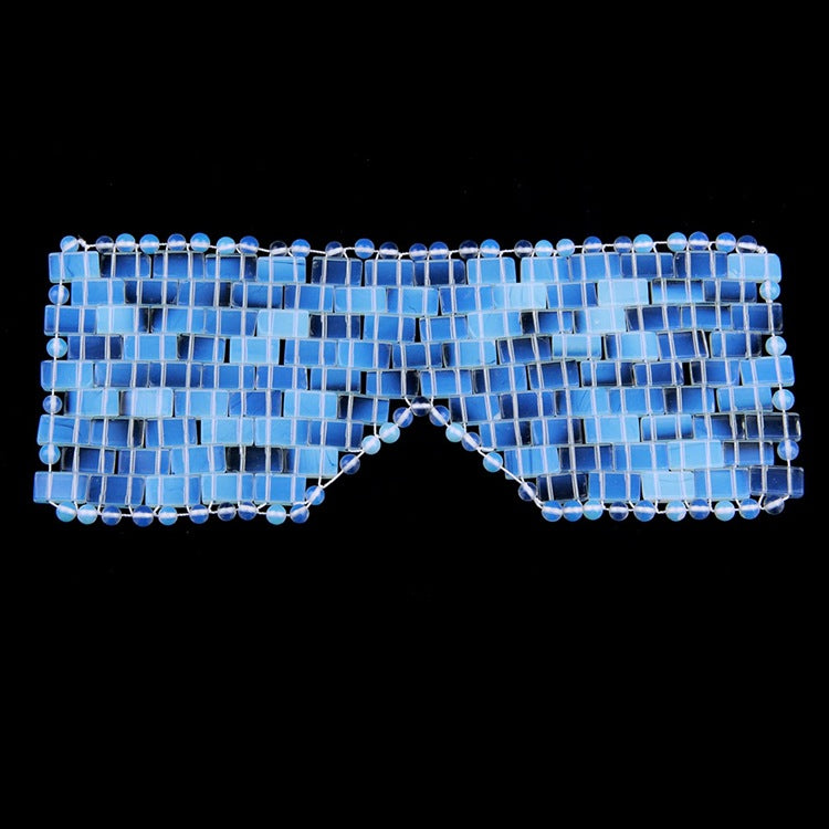 The Stone Veil Eye Curtain | Handwoven Stone Veil Sheet Masque for Eyes